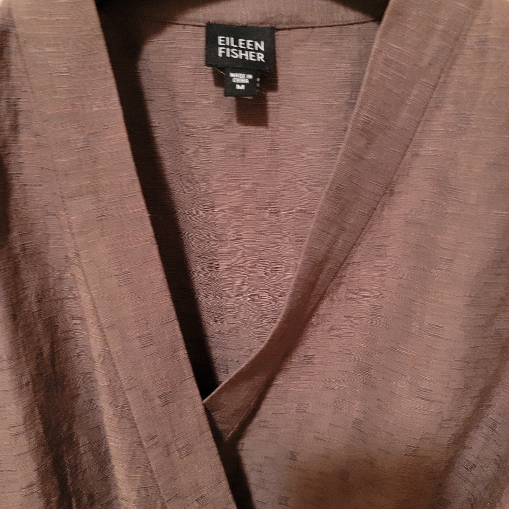 Eileen Fisher Sleeveless Wrap Blouse